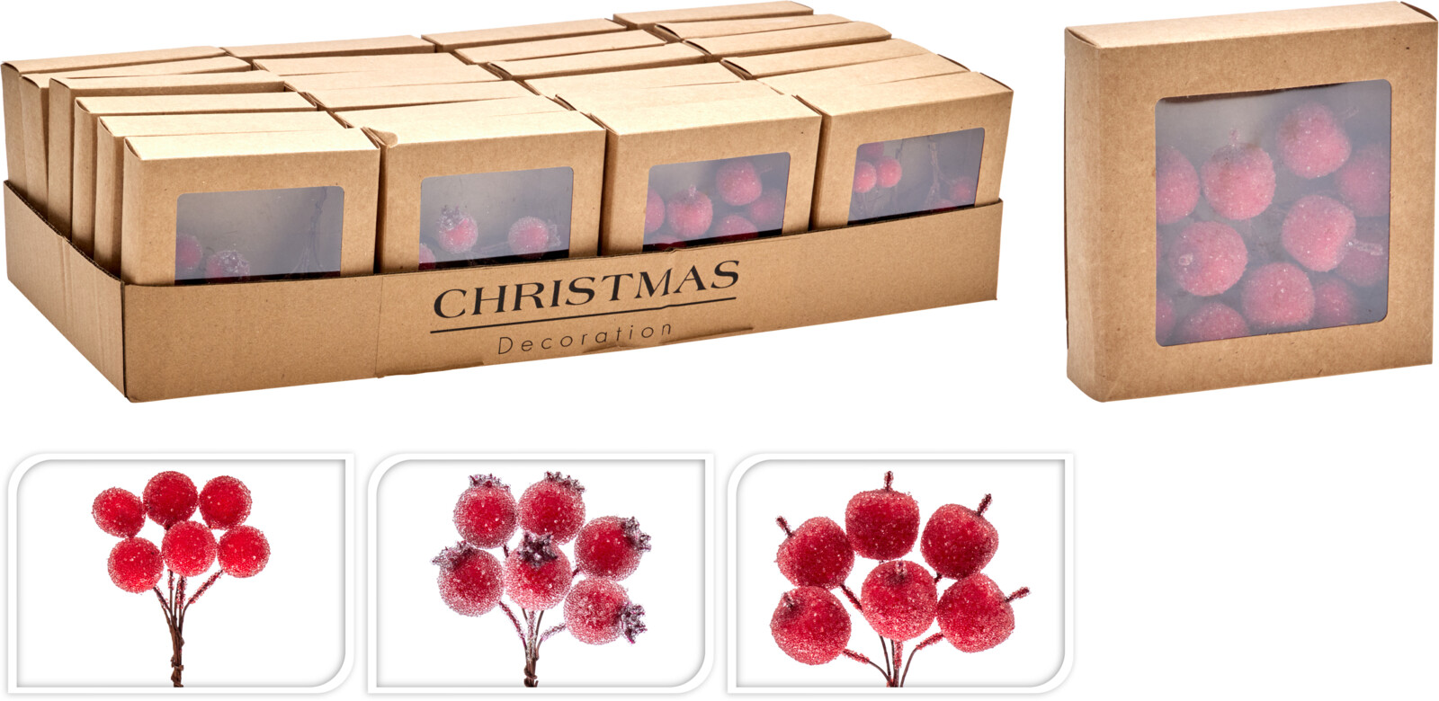 Kerstdeco set 3 assorti design