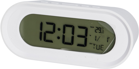 Wekker digitaal 149x50x62mm 3 assorti kleur