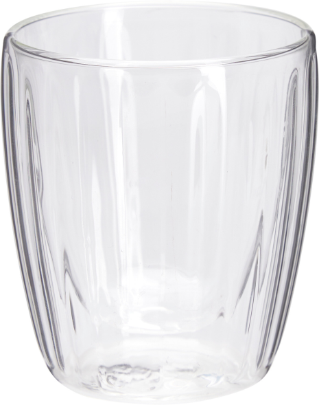 Dubbelwandig Koffie-Theeglas 125ml set 2 stuks in doos