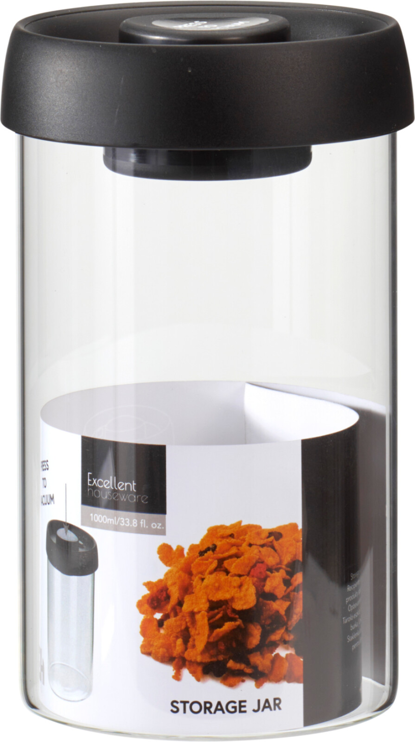 Voorraadpot Borosilicaat met Vacuumpomp 1000ml