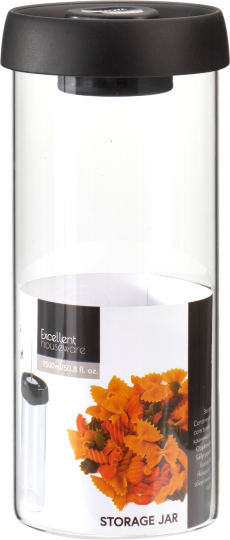 Voorraadpot Borosilicaat met Vacuumpomp 1500ml