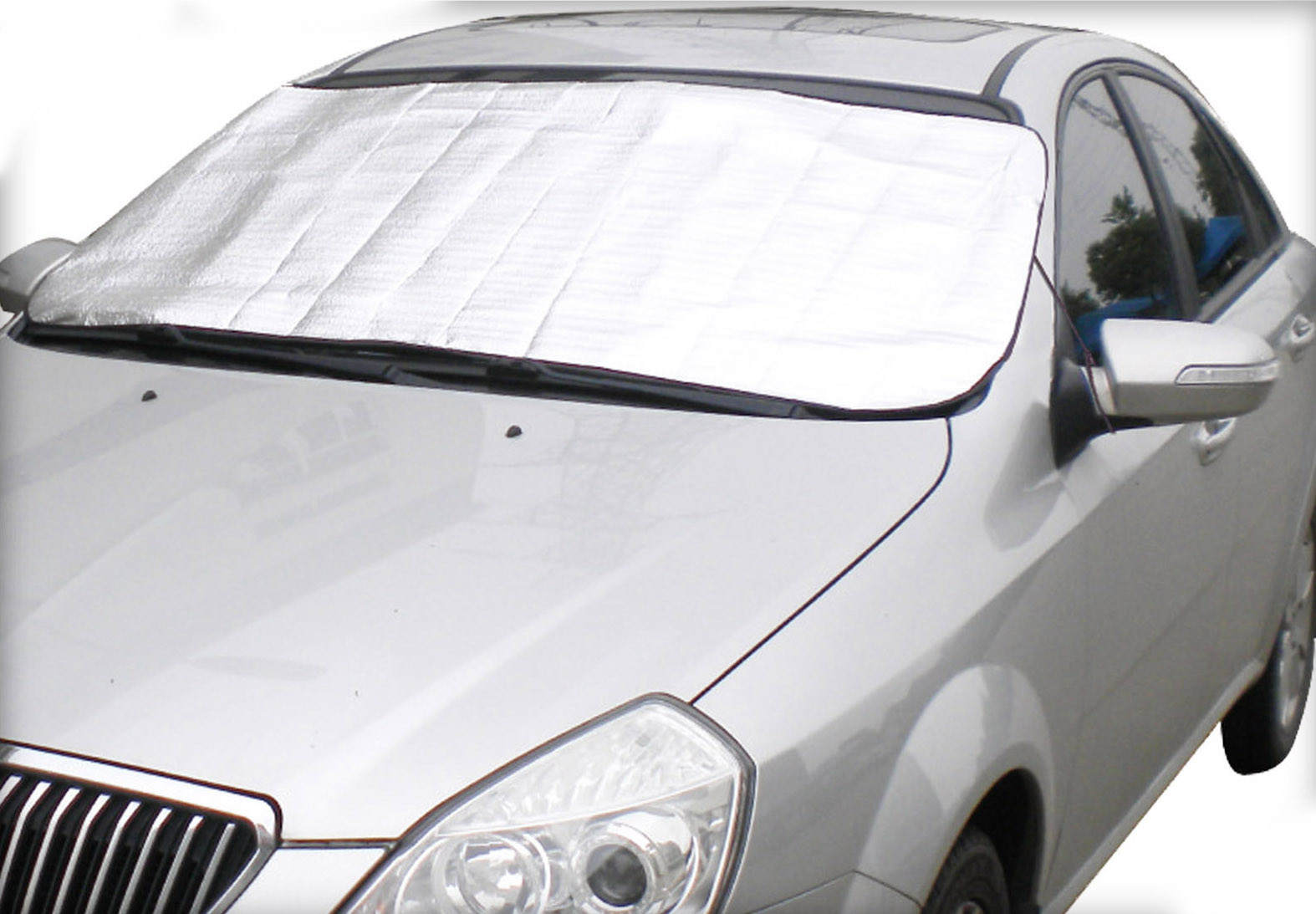 Auto voorruitscherm vorst/sneeuw/zon 180x70cm
