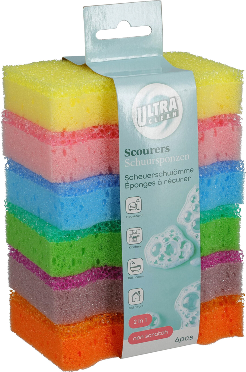 Schuurspons Non-Scratch 6 stuks