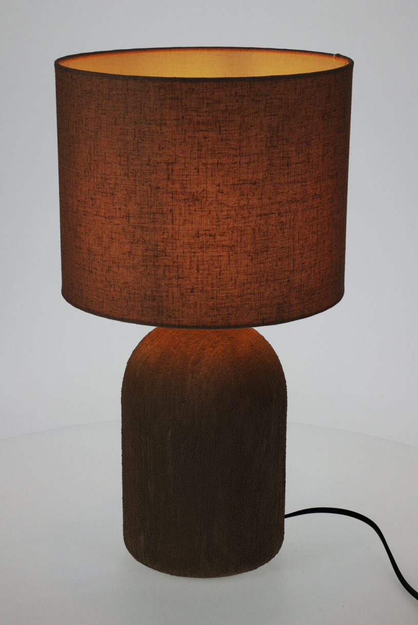 Tafellamp Stoneware Zand 46cm