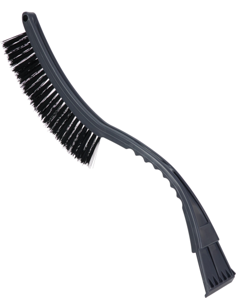 IJskrabber met borstel 51cm assorti