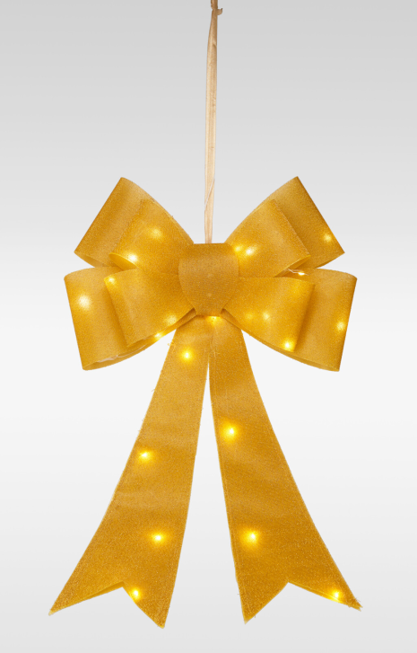 Strik met LED 61cm Goud