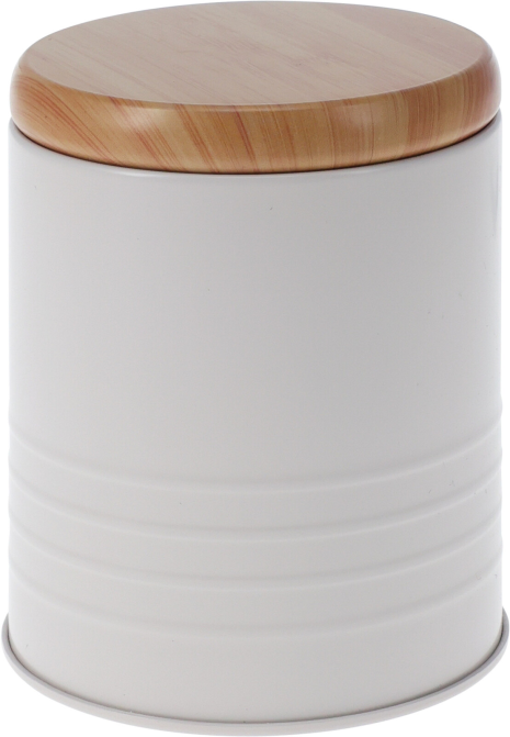 Voorraadblik met houten deksel assorti 85x105mm