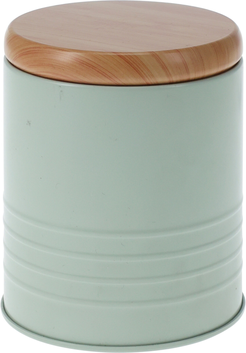Voorraadblik met houten deksel assorti 85x105mm
