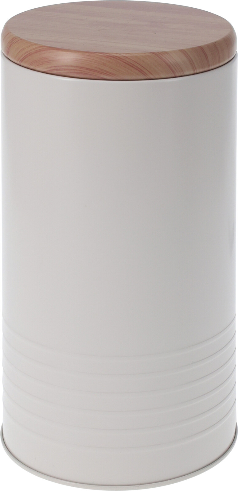 Voorraadblik met houten deksel assorti 105x190mm