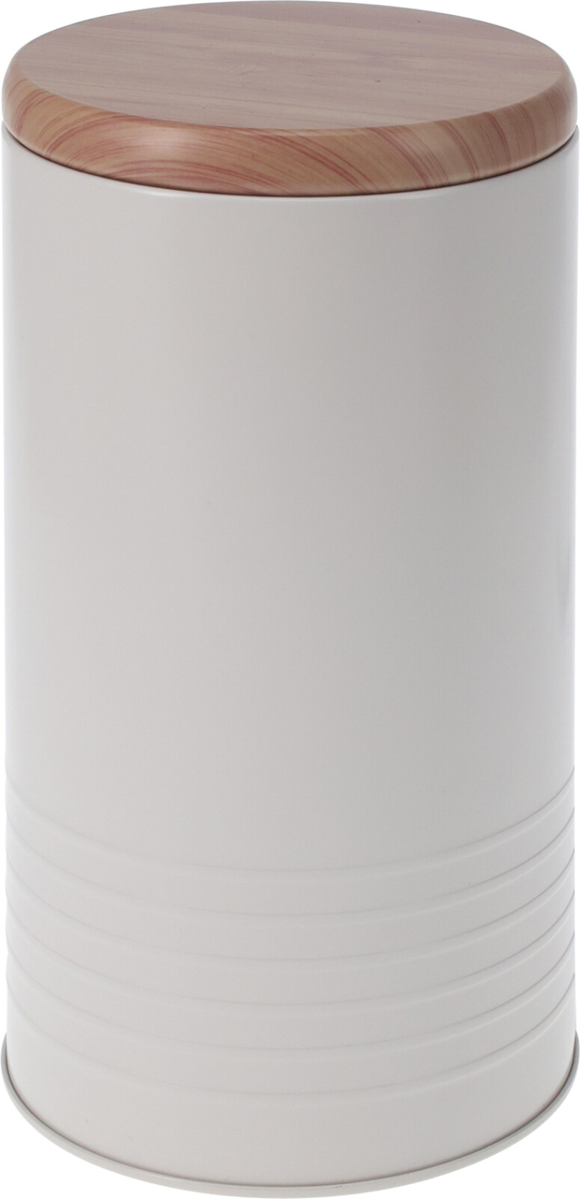 Voorraadblik met houten deksel assorti 105x190mm