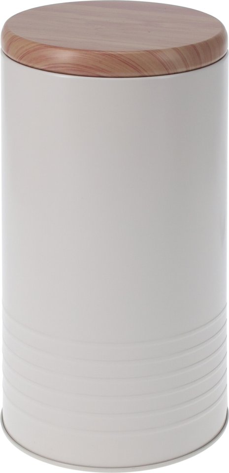 Voorraadblik met houten deksel assorti 105x190mm