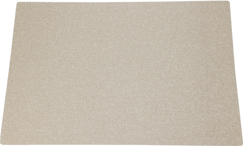 Placemat PU met felt 43x30cm assorti - uni 1