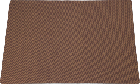 Placemat PU met felt 43x30cm assorti - uni 2