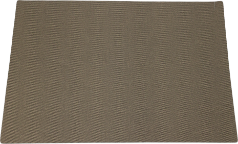Placemat PU met felt 43x30cm assorti - uni 2