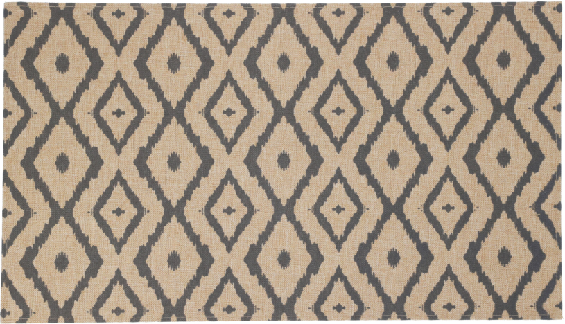 Placemat Poly Linnen 43x30cm assorti - zig zag