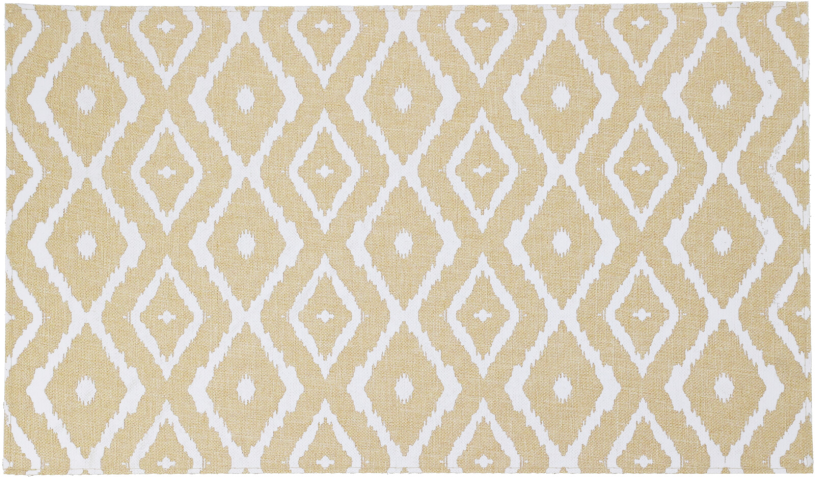 Placemat Poly Linnen 43x30cm assorti - zig zag