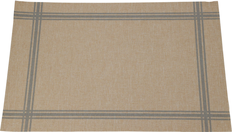Placemat Poly Linnen 43x30cm assorti - square