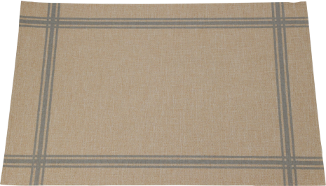 Placemat Poly Linnen 43x30cm assorti - square