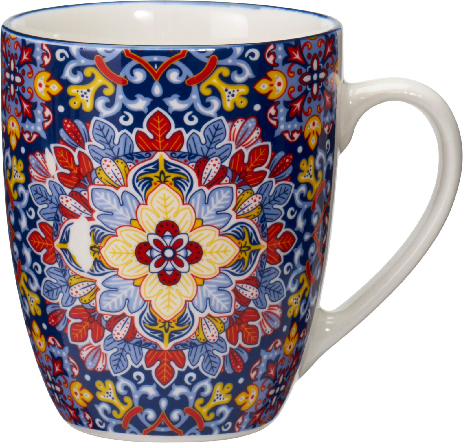 Beker porselein 35cl bohemian assorti