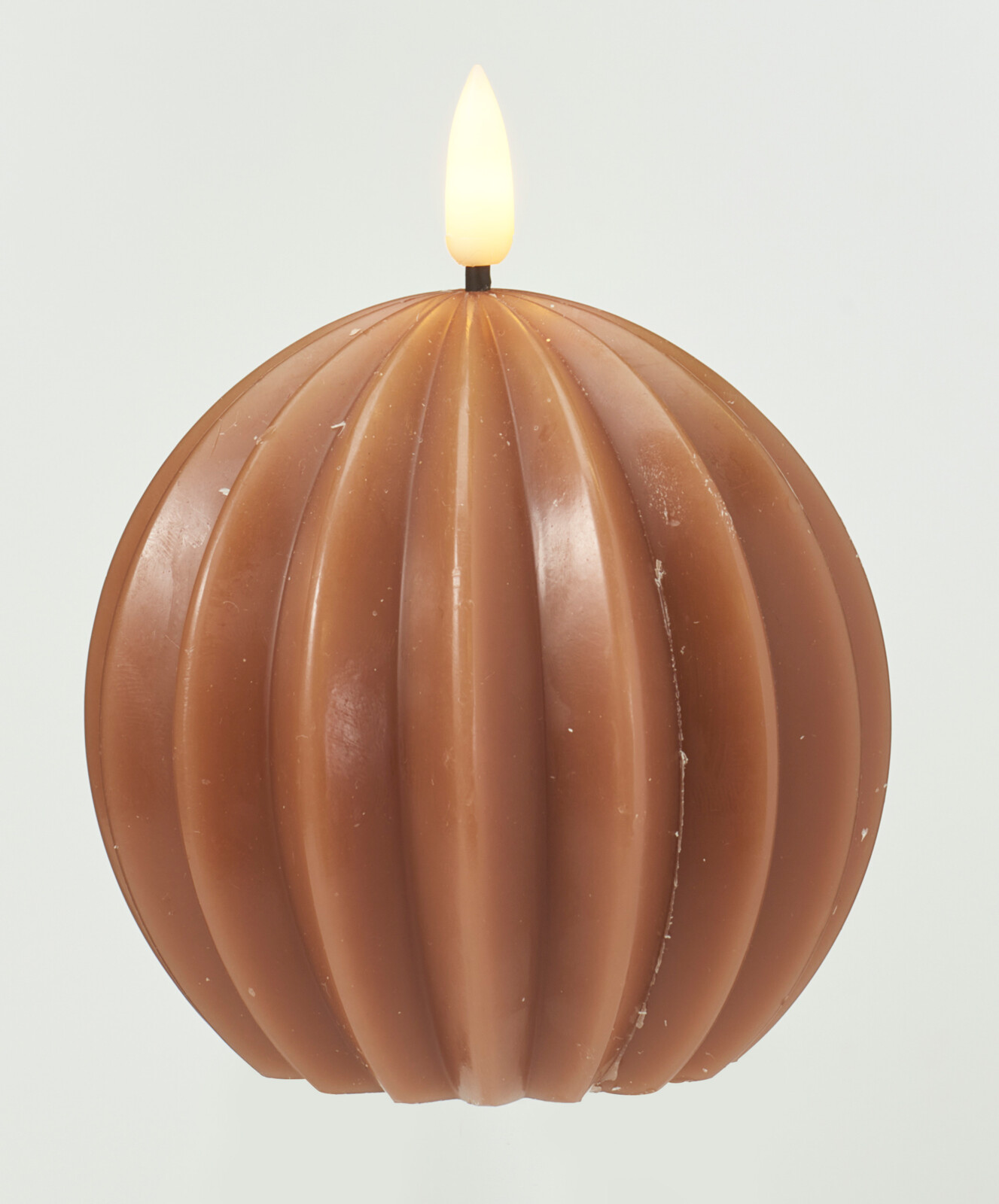 Waxkaars LED Bol Nudes 10cm 4 assorti