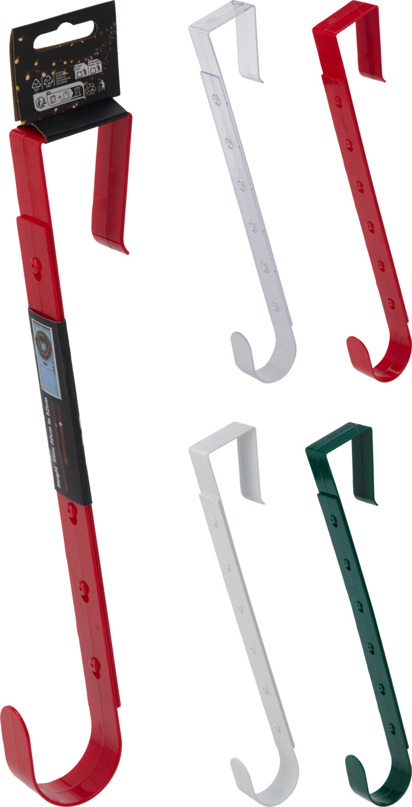 Kranshanger Verstelbaar 30cm 4 assorti