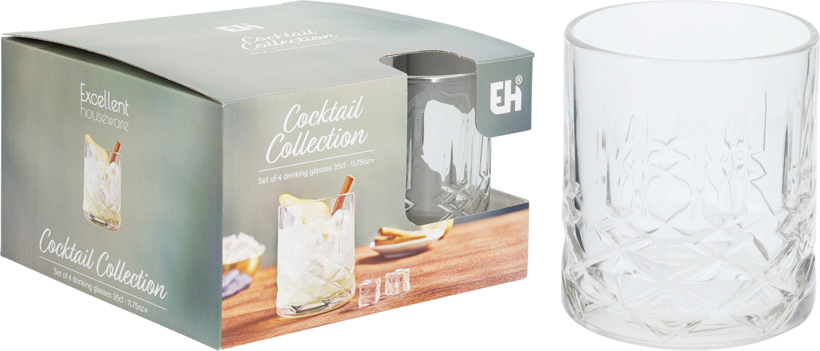 Cocktail Collection drinkglas 35cl 4 stuks