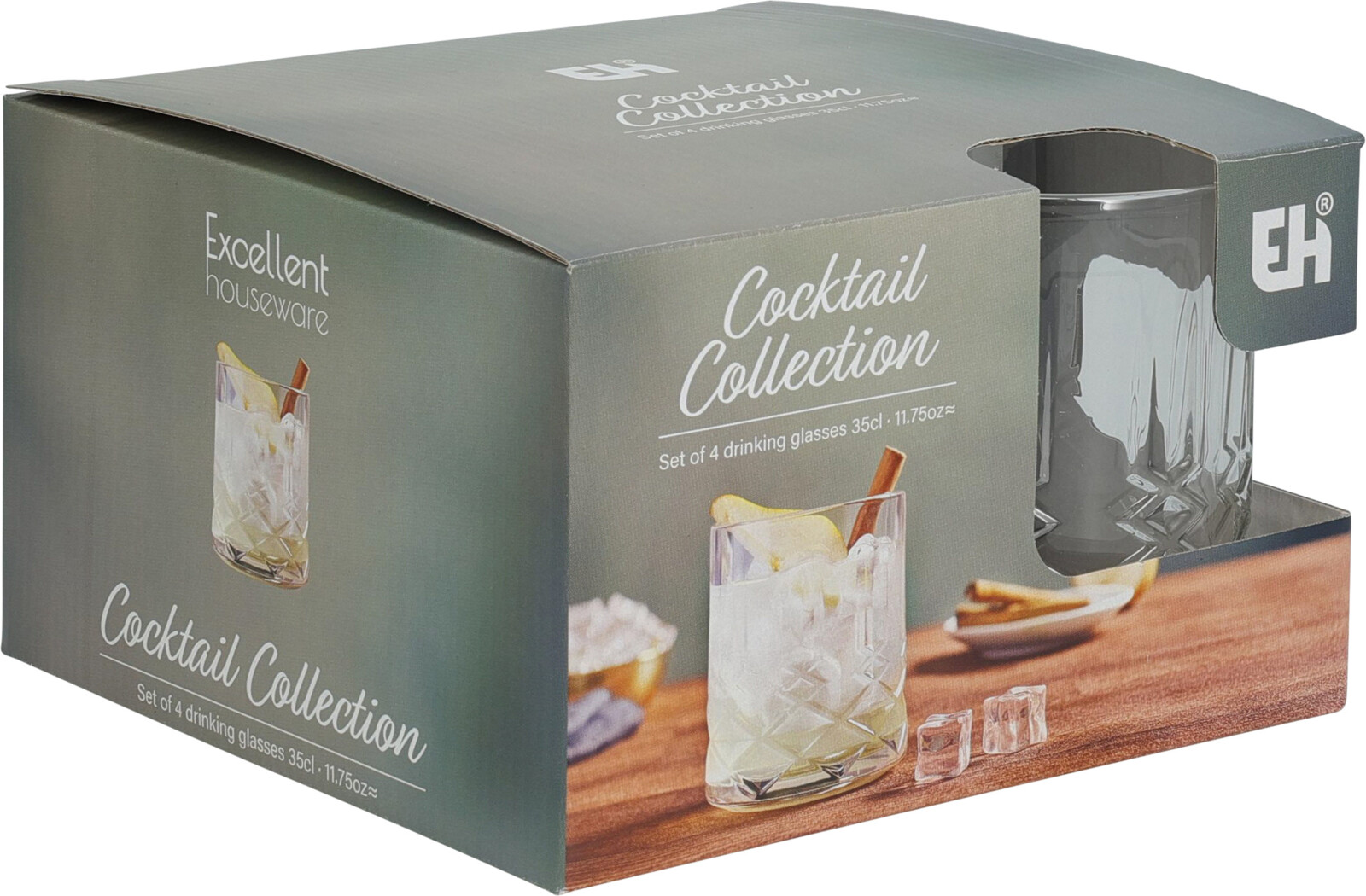 Cocktail Collection drinkglas 35cl 4 stuks