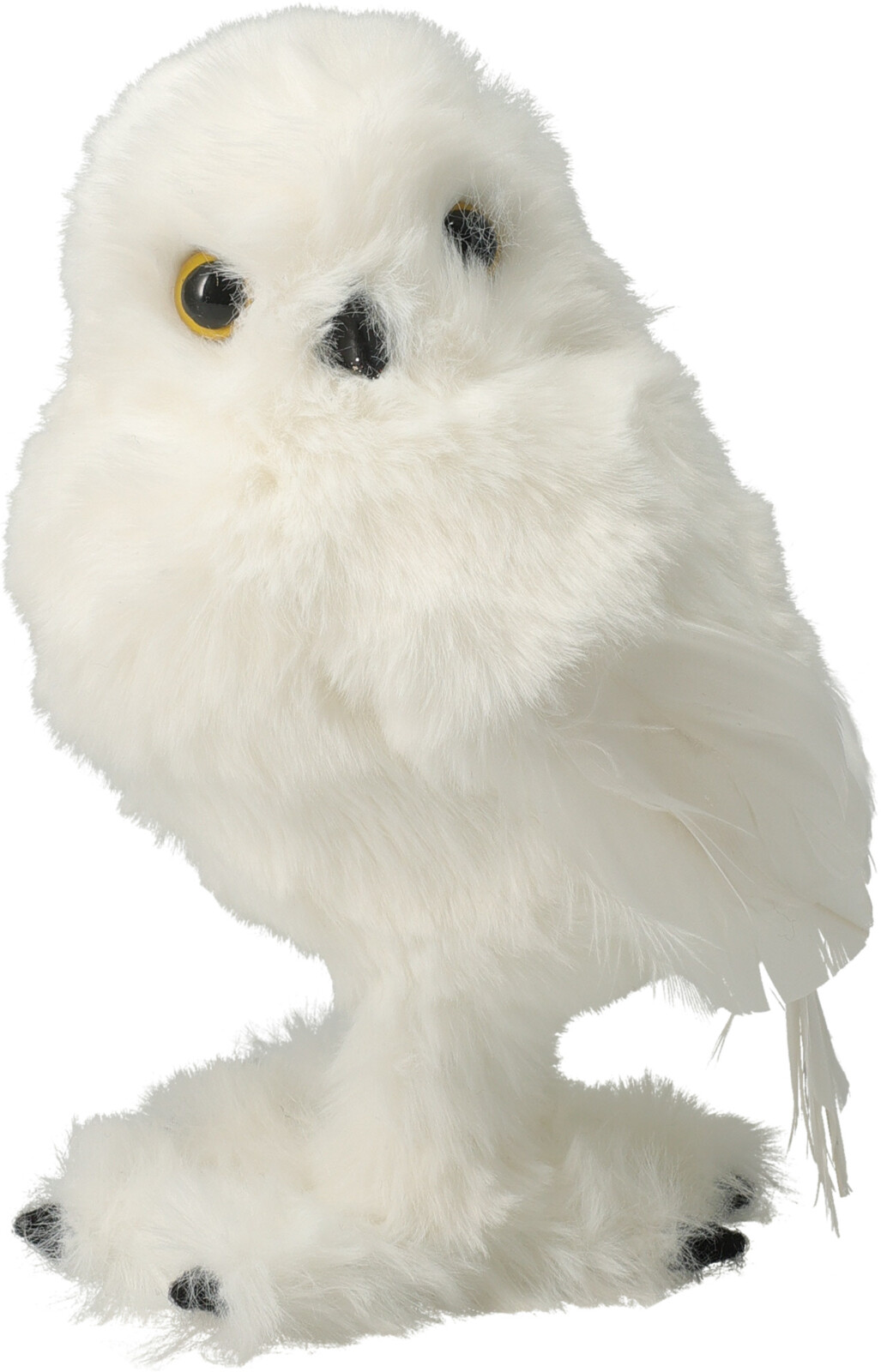 Uil staand 18cm 2 assorti - Wit