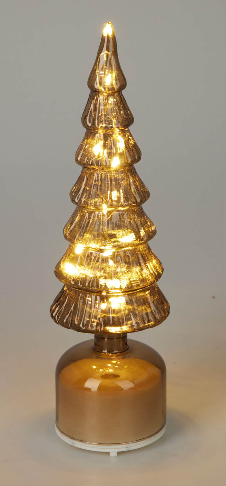 Kerstboom Glas Spinning 36cm Bruin 2 assorti