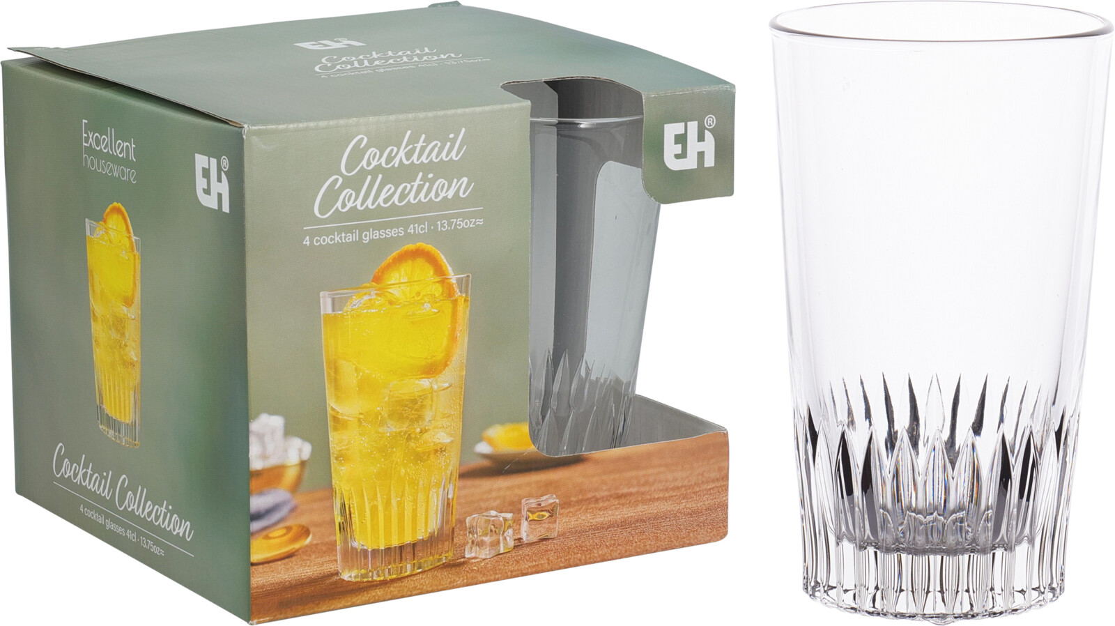 Cocktail Collection drinkglas 41cl 4 stuks