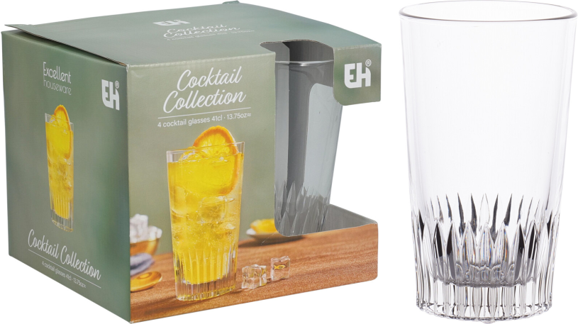 Cocktail Collection drinkglas 41cl 4 stuks
