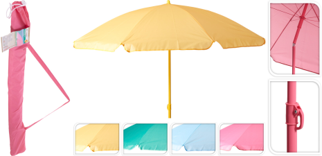 Strandparasol 180cm assorti kleur