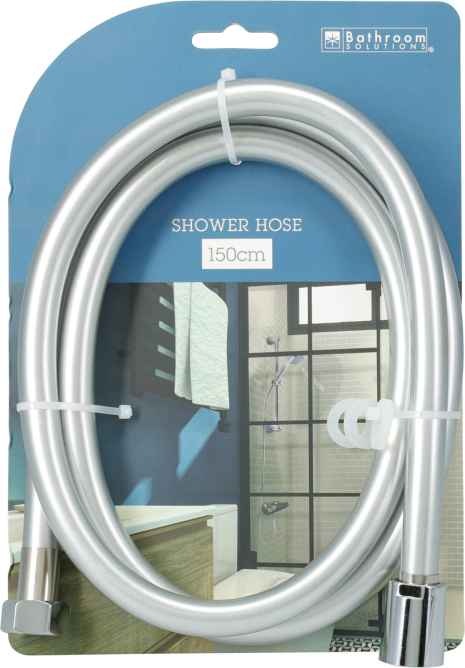 Doucheslang 150cm - Mat Zilver