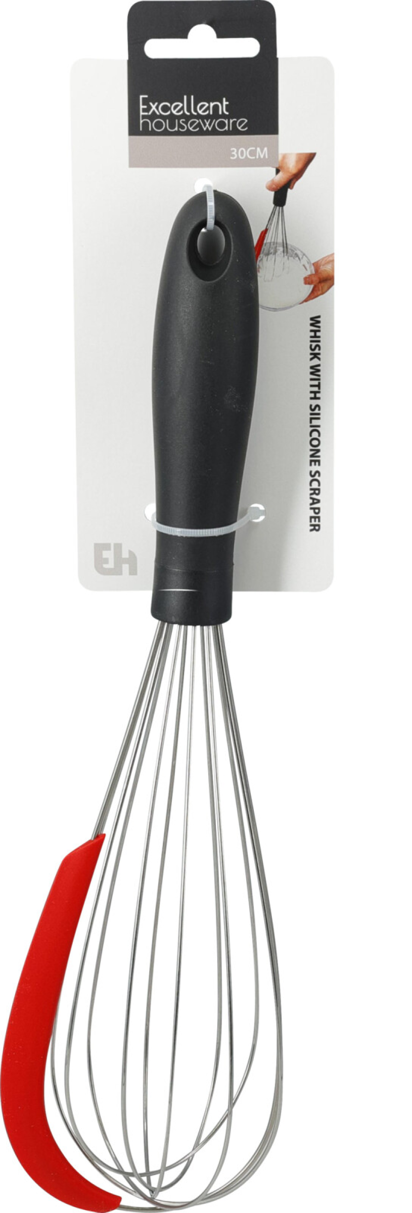 Garde RVS met silicone schraper