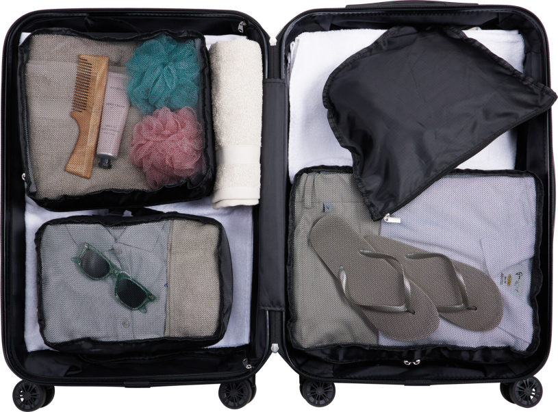 Opberg set reiskoffer 4-delig