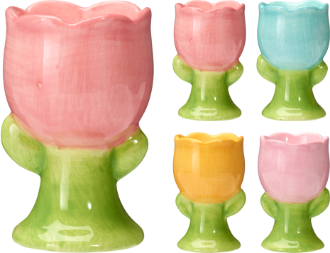 Eierdop tulp assorti