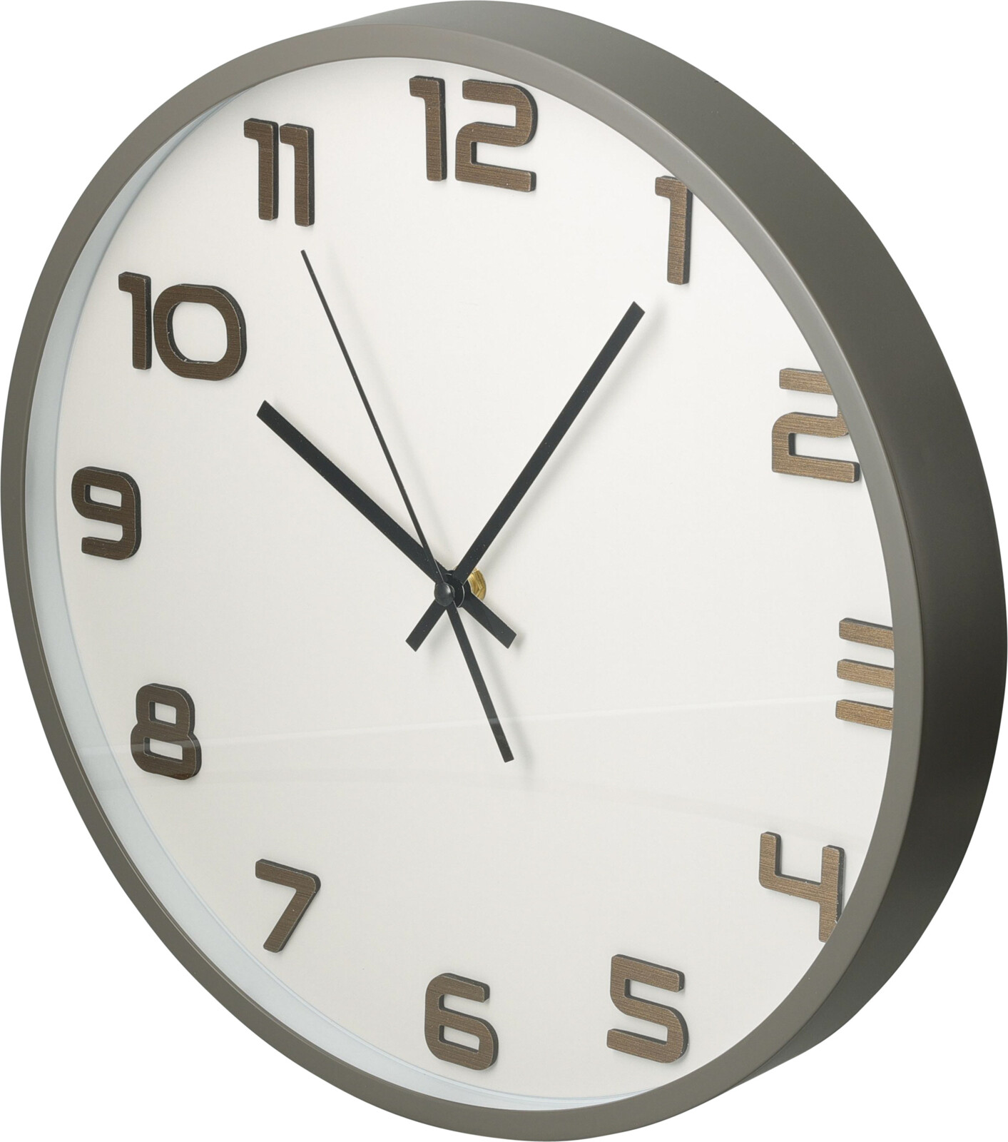 Wandklok Earth 35x4,5cm assorti