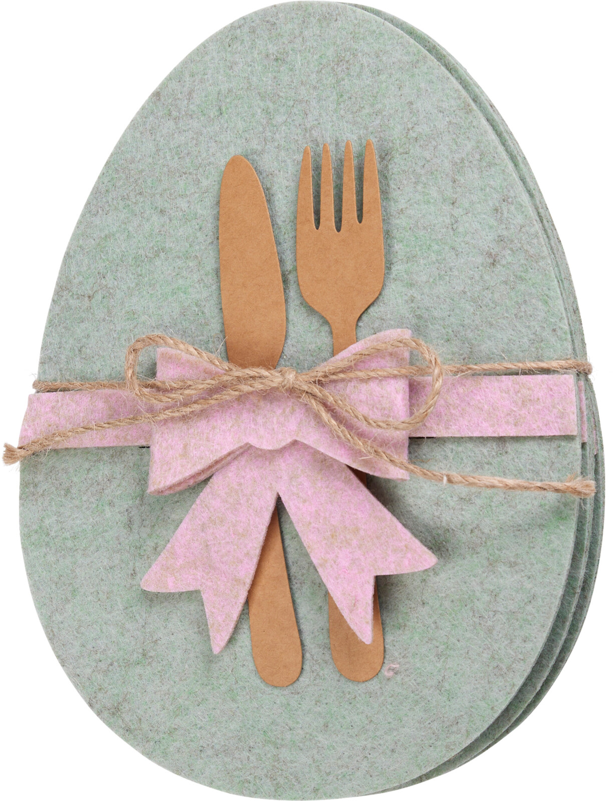 Bestekhouder Pasen vilt assorti