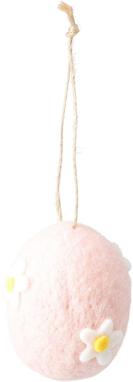 Paasei hangdeco vilt 7cm assorti