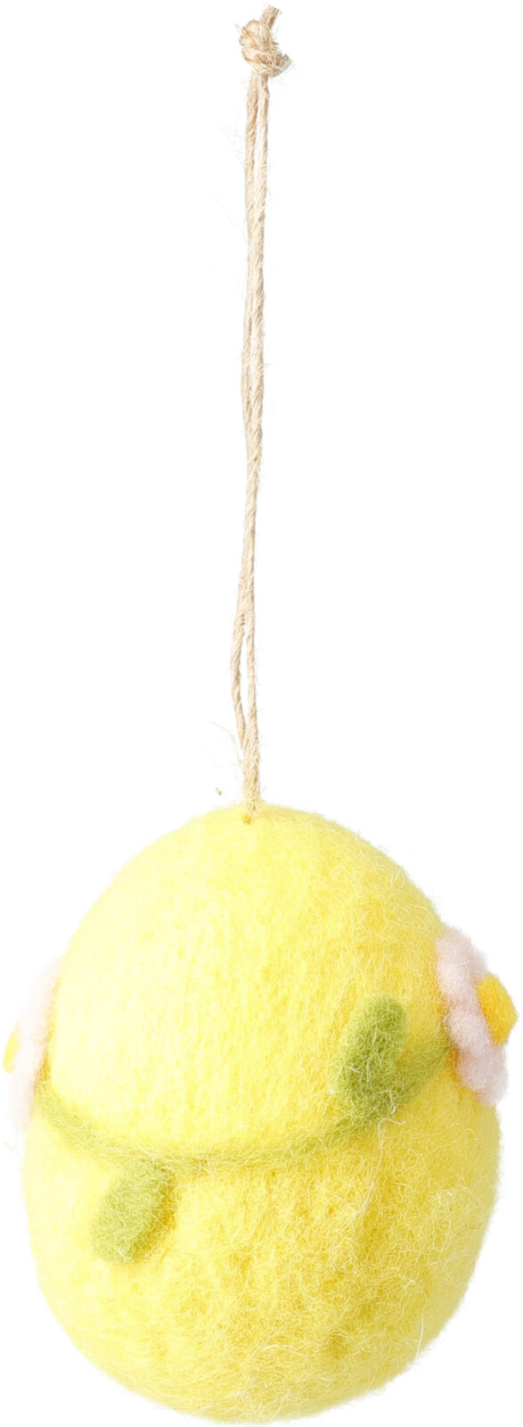 Paasei hangdeco vilt 7cm assorti