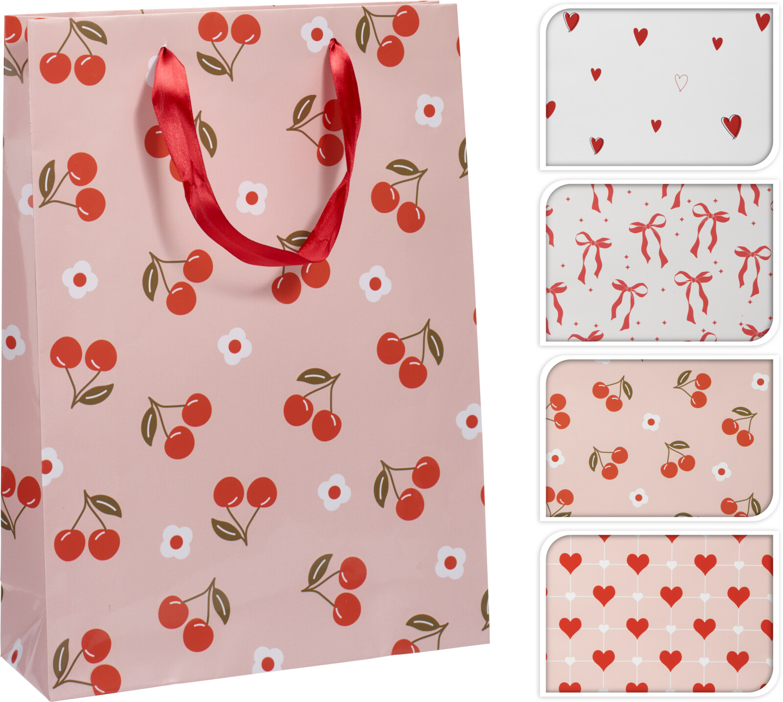 Geschenktas 4 assorti 25x35 cm