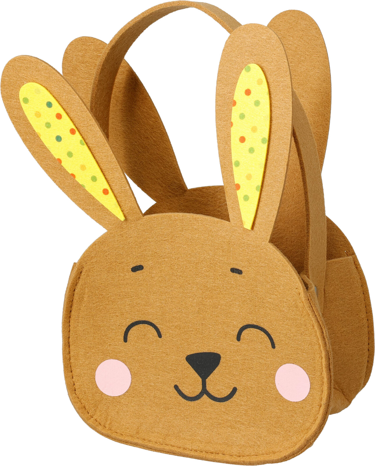 Paasmandje vilt 195x100x285mm 3 assorti