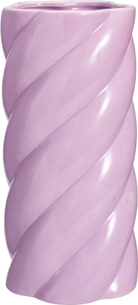 Vaas Swirl pastel 12,5x25cm assorti