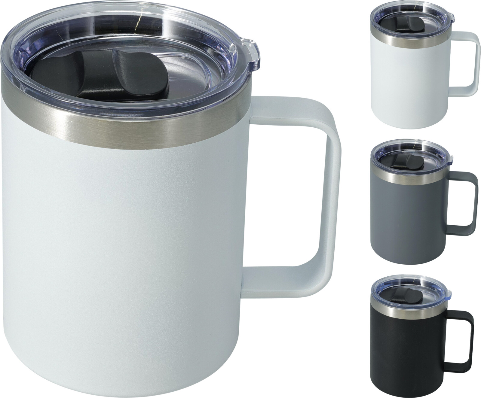 Drinkbeker thermo cup RVS 350ML assorti