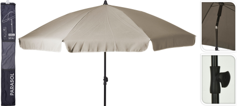 Tuinparasol 200cm - taupe