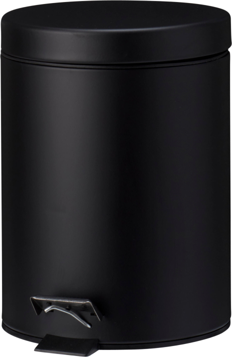 Pedaalemmer 5L 20x28cm - Zwart