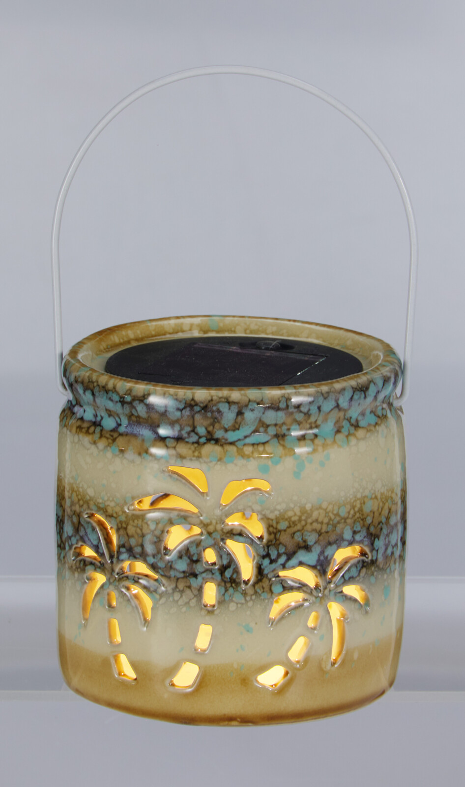 Solar lantaarn 10x9cm assorti