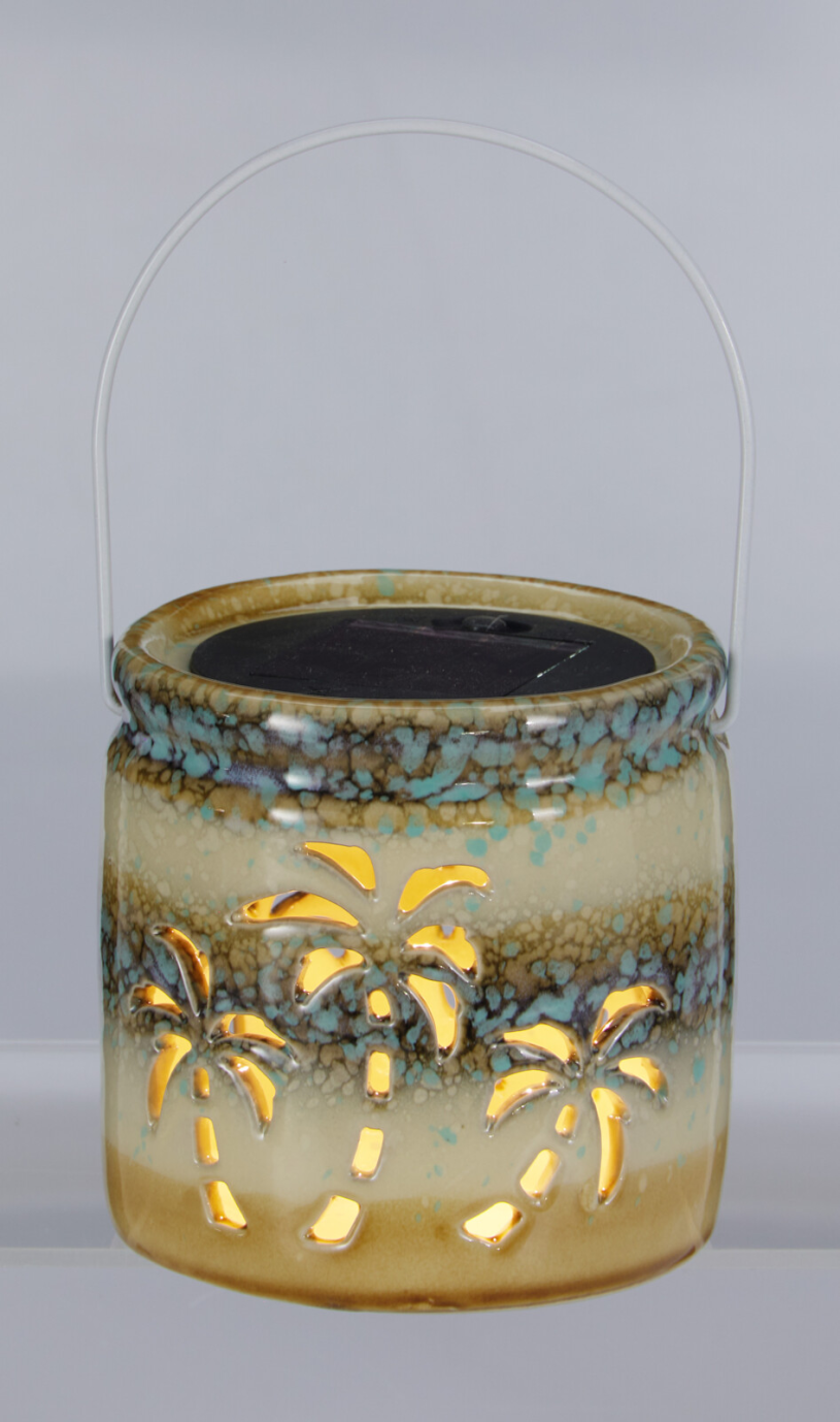 Solar lantaarn 10x9cm assorti