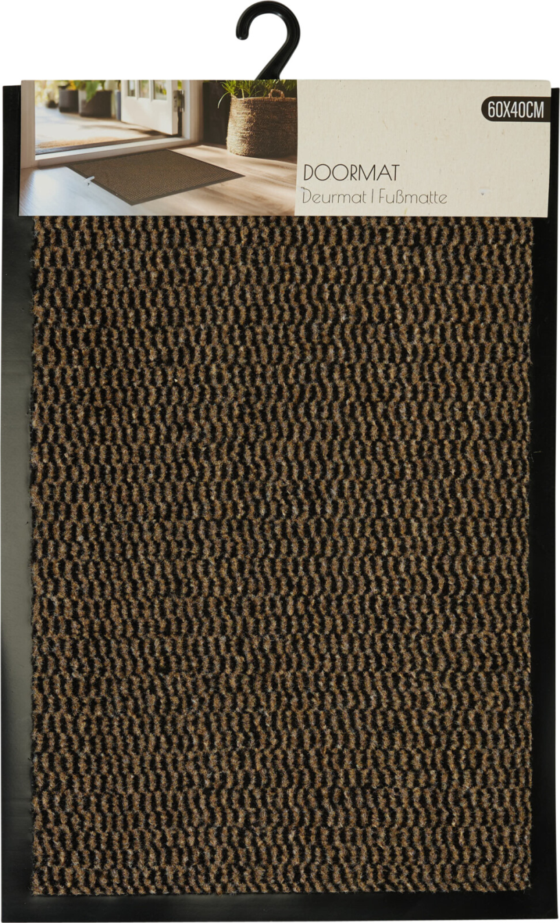 Deurmat 60x40cm 3 assorti