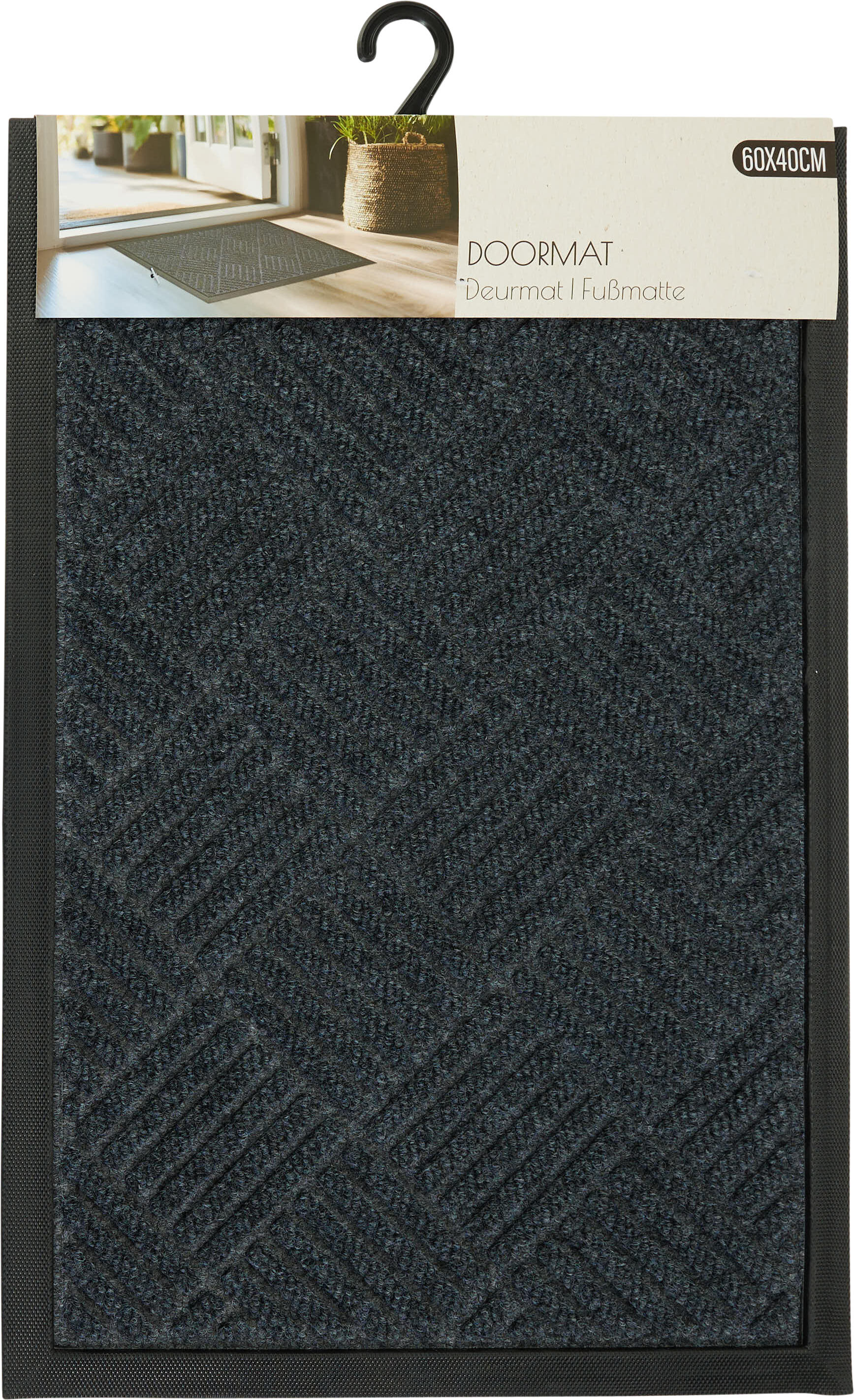 Deurmat 60x40cm 3 assorti